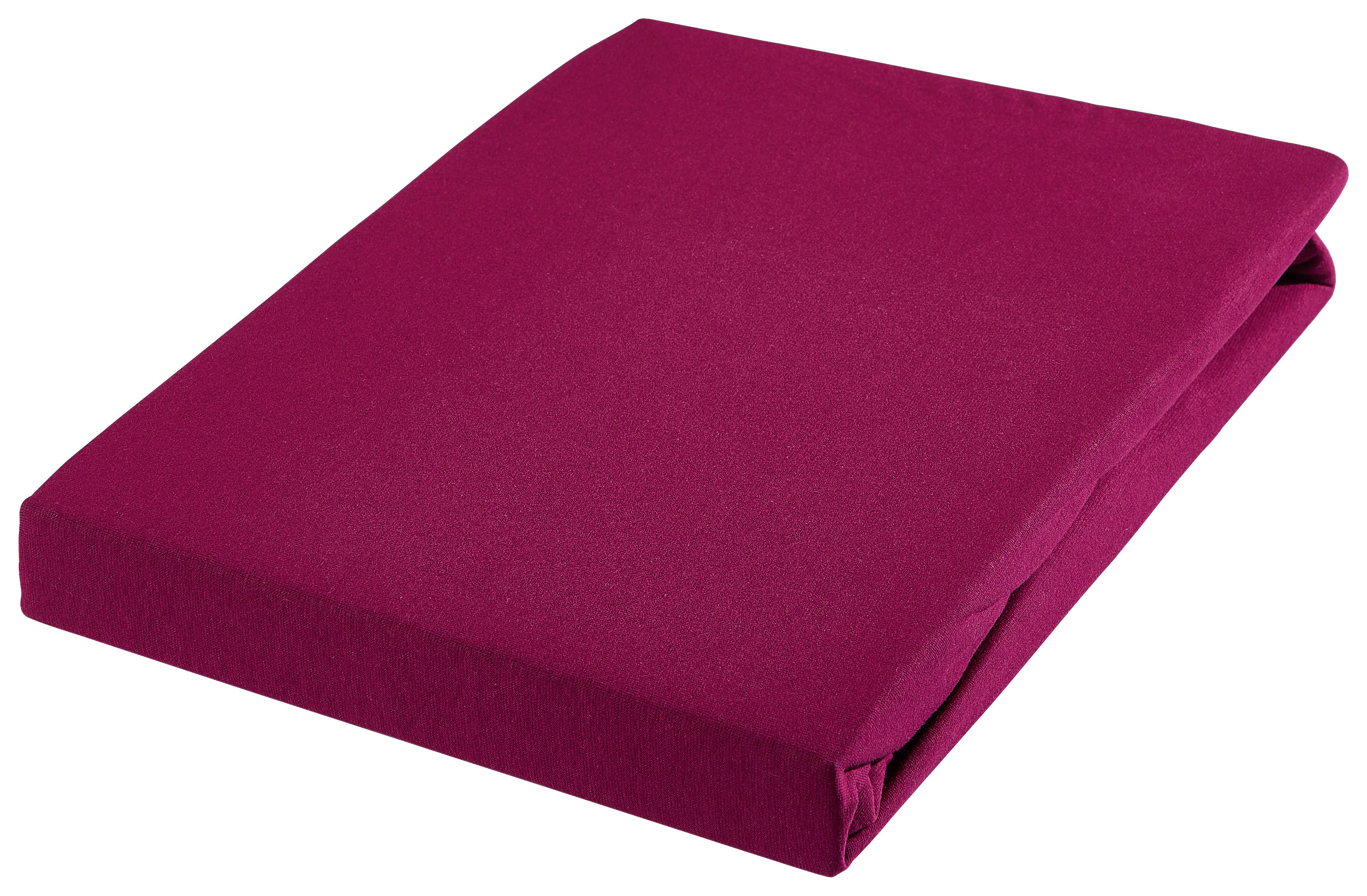 SPANNBETTTUCH Jersey  - Rot, Basics, Textil (90-100/200-220cm) - Novel