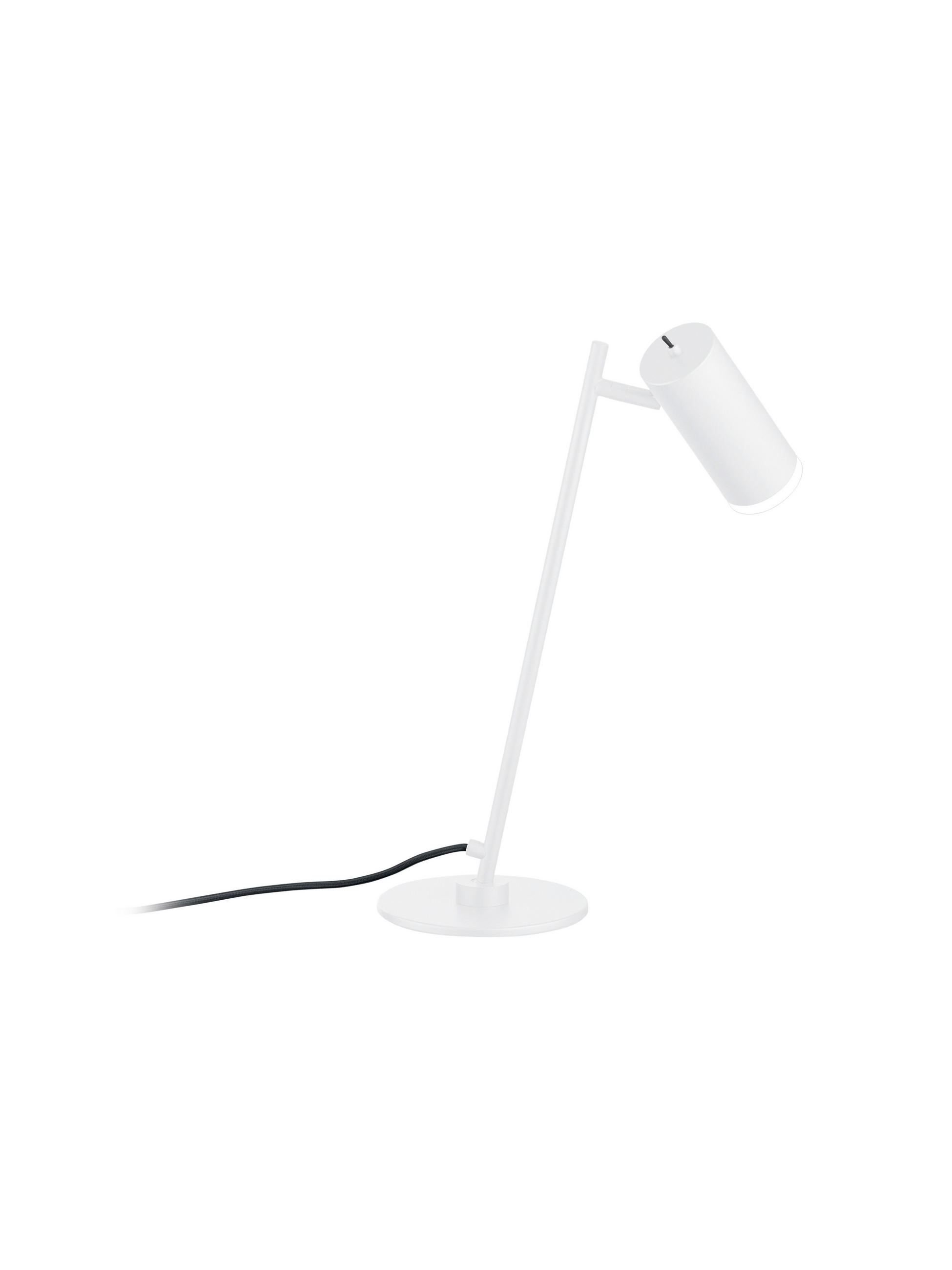 TISCHLEUCHTE 16/50 cm   - Weiß, Design, Metall (16/50cm) - Hell