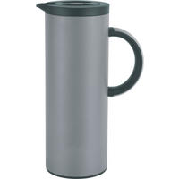 ISOLIERKANNE 1 l  - Dunkelgrau/Hellgrau, Trend, Glas/Kunststoff (1l) - Homeware Profession.