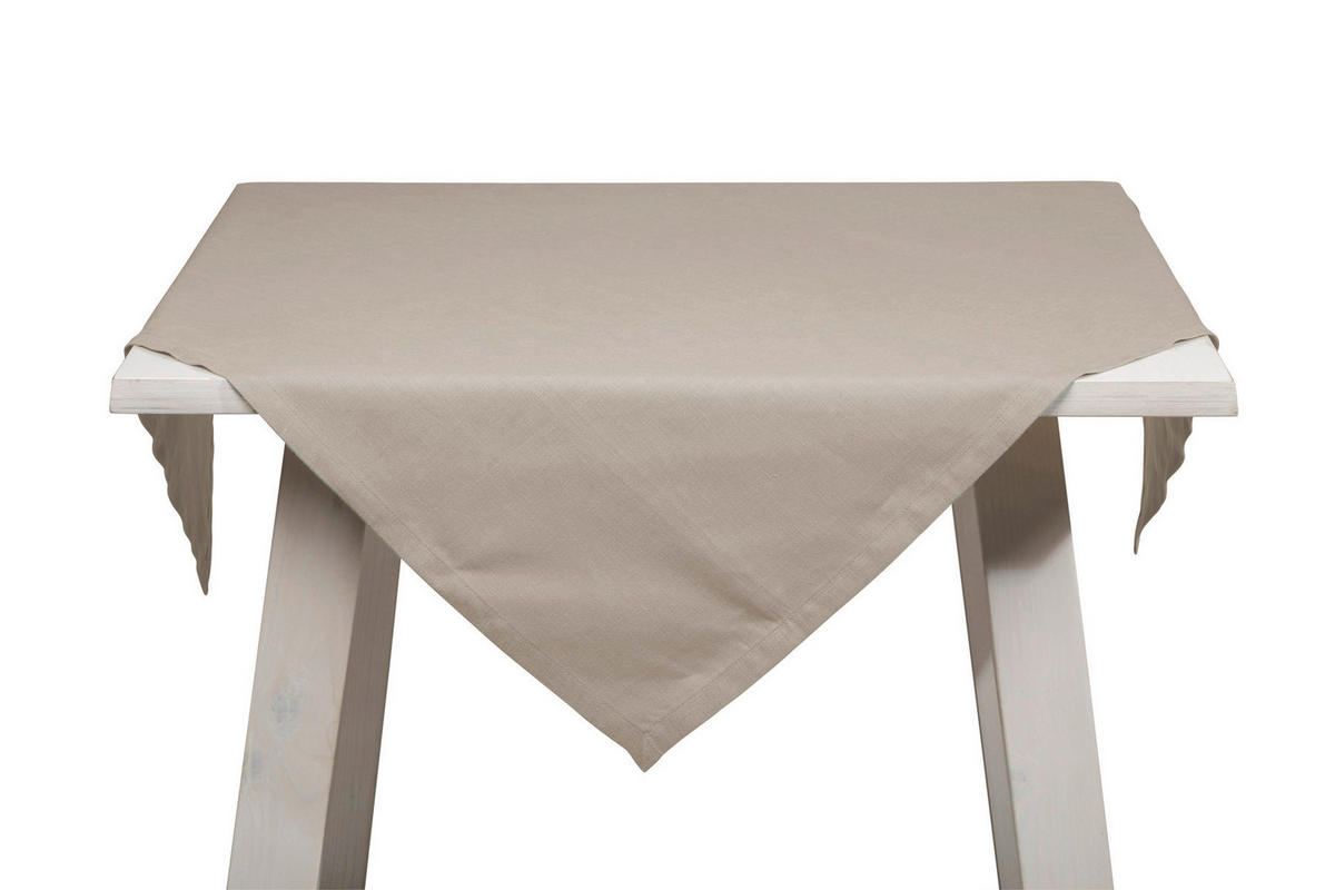 TISCHDECKE 100/100 cm  - Sandfarben, Basics, Textil (100/100cm) - Pichler