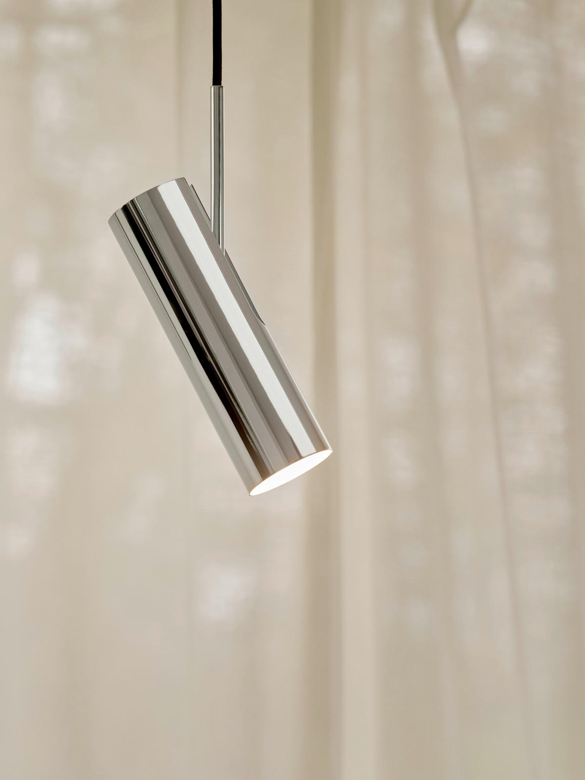 PENDELLEUCHTE Mib 6/6/20 cm  - Chromfarben, Design, Metall (6/6/20cm) - Nordlux