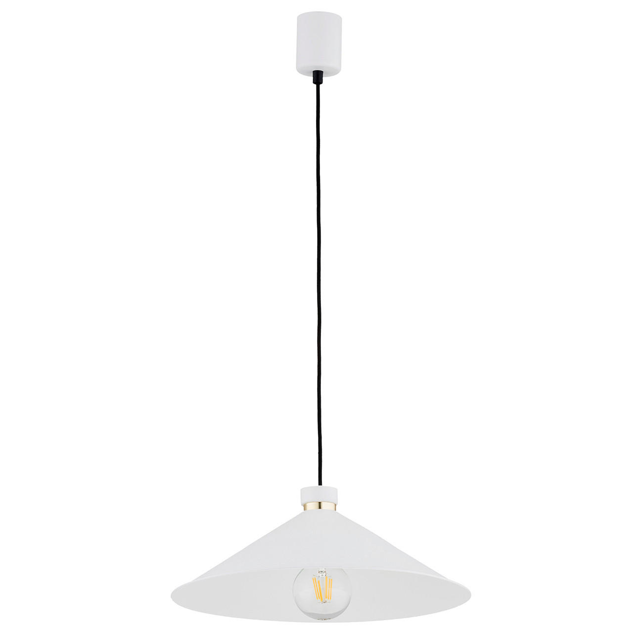 HÄNGELEUCHTE 103/40/40 cm  - Goldfarben/Weiß, Basics, Metall (103/40/40cm)