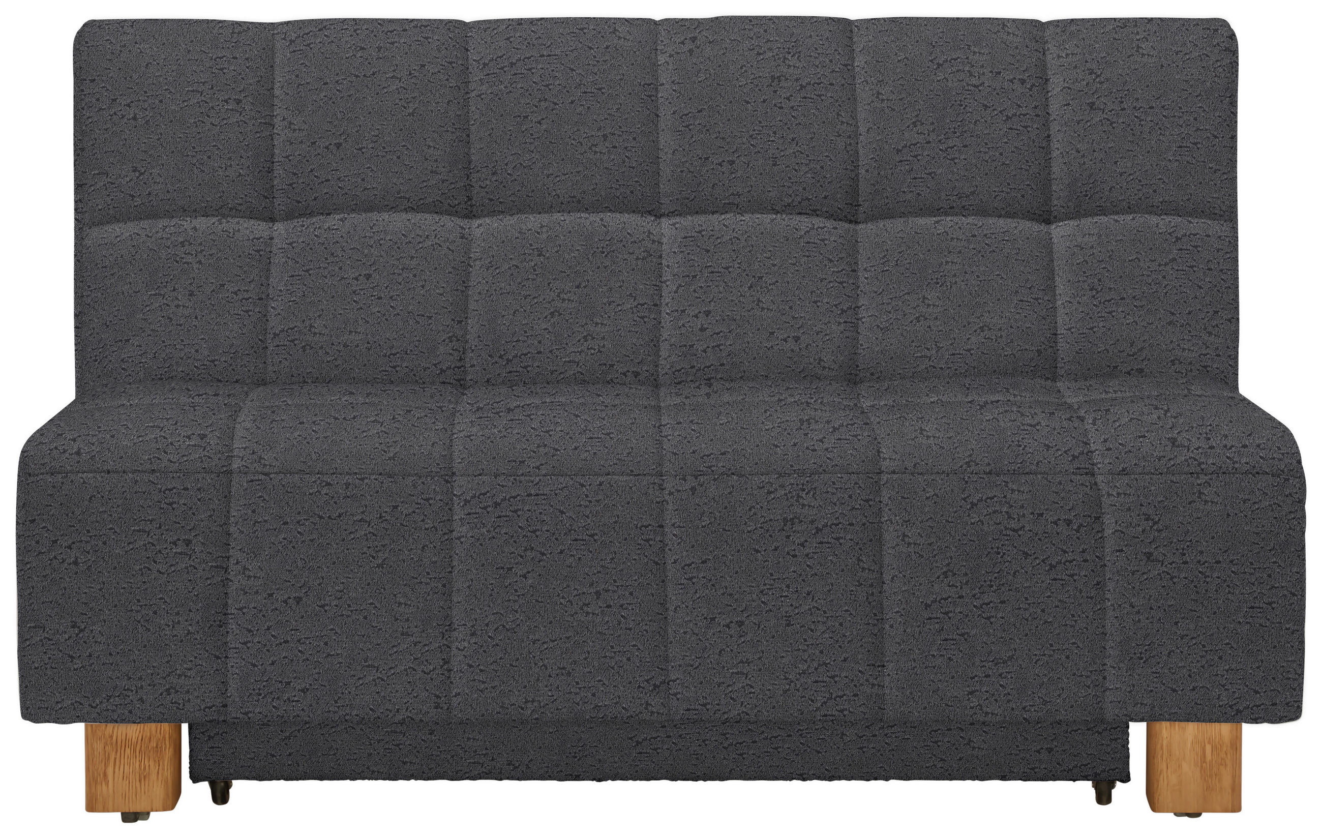 SCHLAFSOFA Textil Grau  - Naturfarben/Grau, Modern, Holz/Textil (145/92/102cm) - Novel