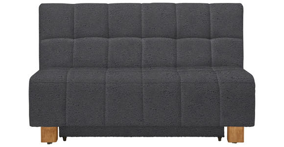 SCHLAFSOFA  in Flachgewebe Grau  - Naturfarben/Grau, MODERN, Holz/Textil (145/92/102cm) - Novel