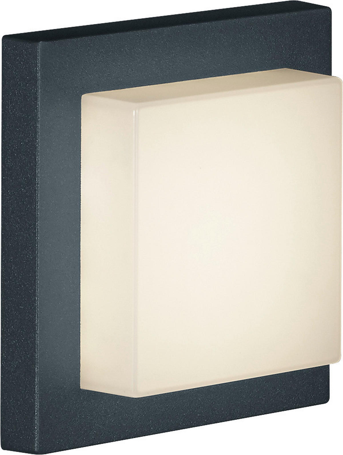 AUßENDECKENLEUCHTE 14/6,5/14 cm   - Anthrazit/Weiß, KONVENTIONELL, Kunststoff/Metall (14/6,5/14cm)