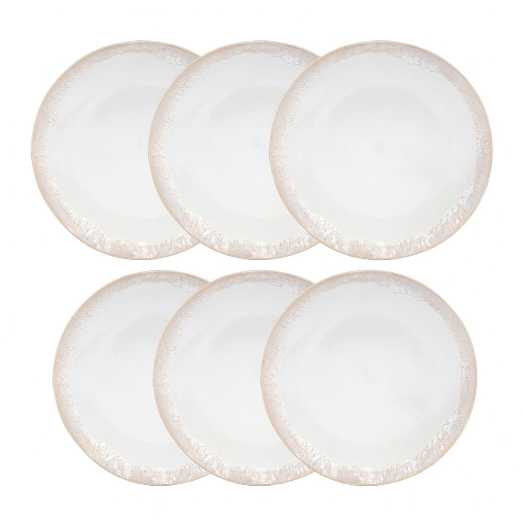 DESSERTTELLERSET Türkis 6-teilig 22 cm TAORMINA  - Türkis, Basics, Keramik (22cm) - Costa Nova