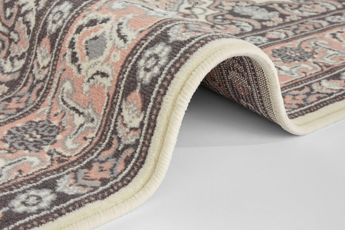 VINTAGE-TEPPICH 160/230 cm Mirkan Creme, Hellrosa  - Hellrosa/Creme, Basics, Kunststoff/Textil (160/230cm) - Hanse Home