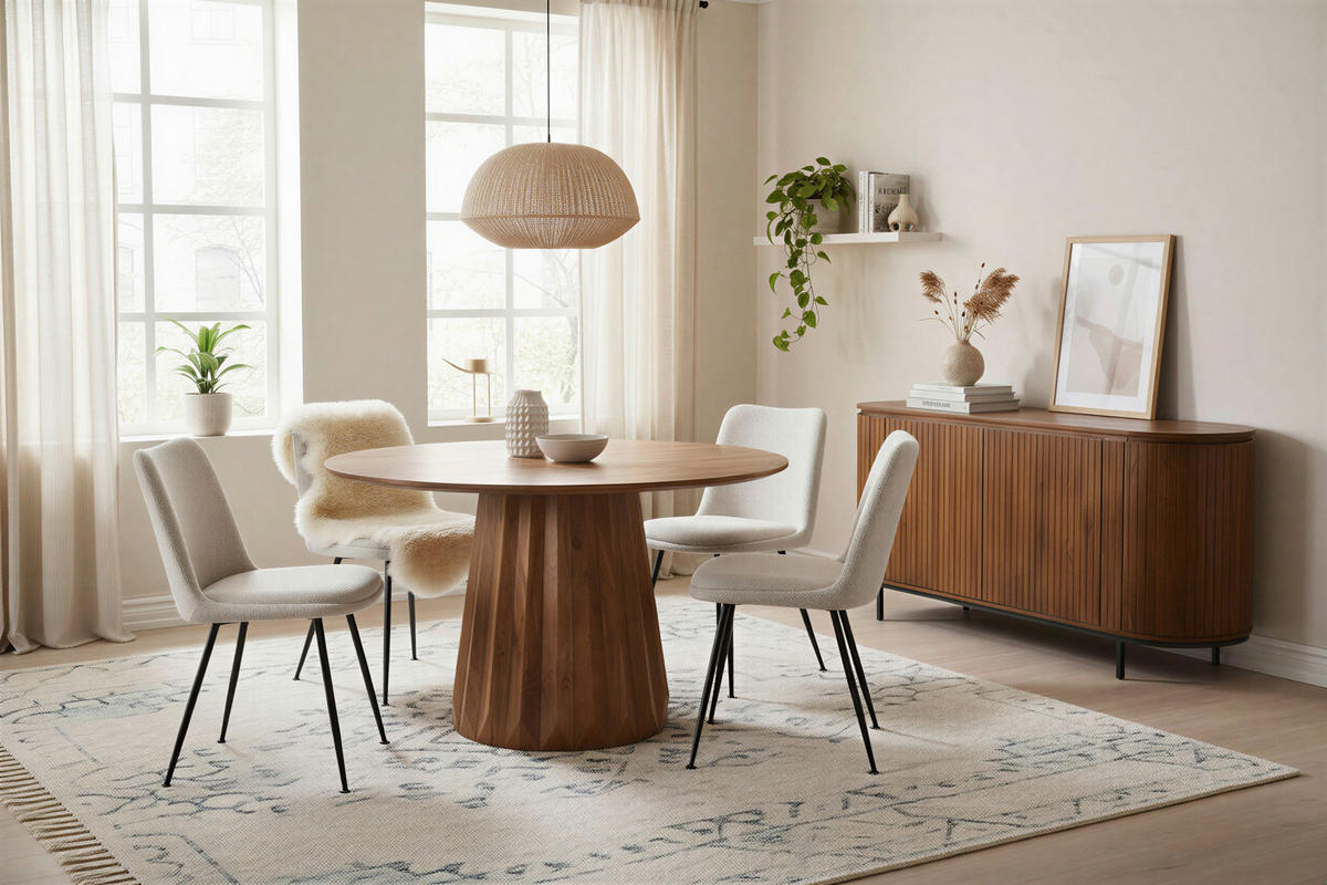 SIDEBOARD  170/80/45 cm  - Schwarz/Naturfarben, Design, Holz/Metall (170/80/45cm) - MID.YOU