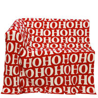 TAGESDECKE - Rot/Naturfarben, LIFESTYLE, Textil (130/170cm) - X-Mas