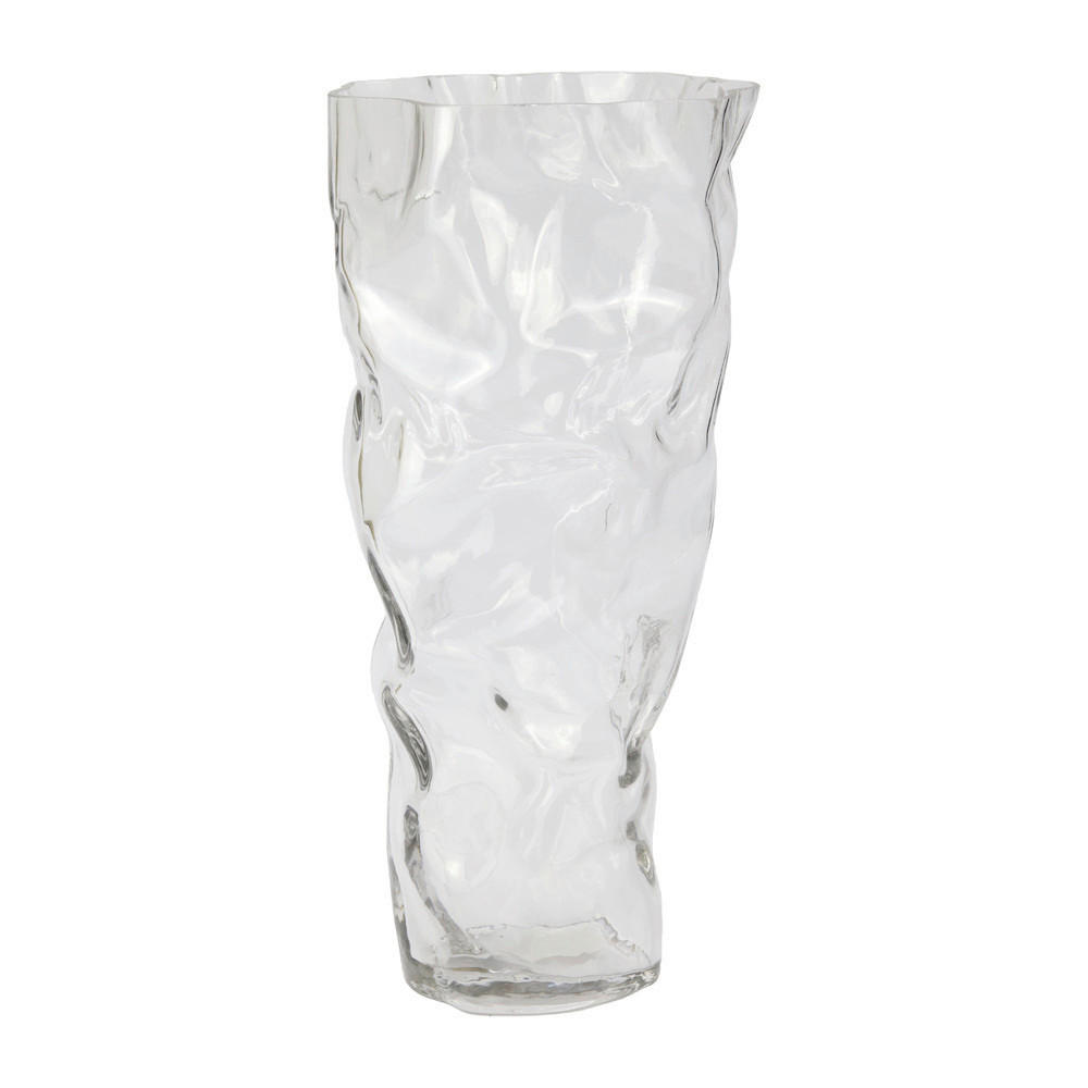 VÁZA, sklo, 38 cm - čiré, Basics, sklo (38cm)