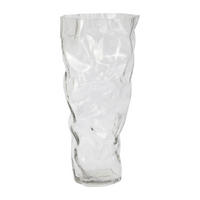 VÁZA, sklo, 38 cm - čiré, Basics, sklo (38cm)