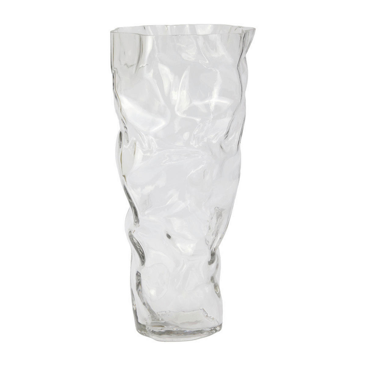 VÁZA, sklo, 38 cm - čiré, Basics, sklo (38cm)