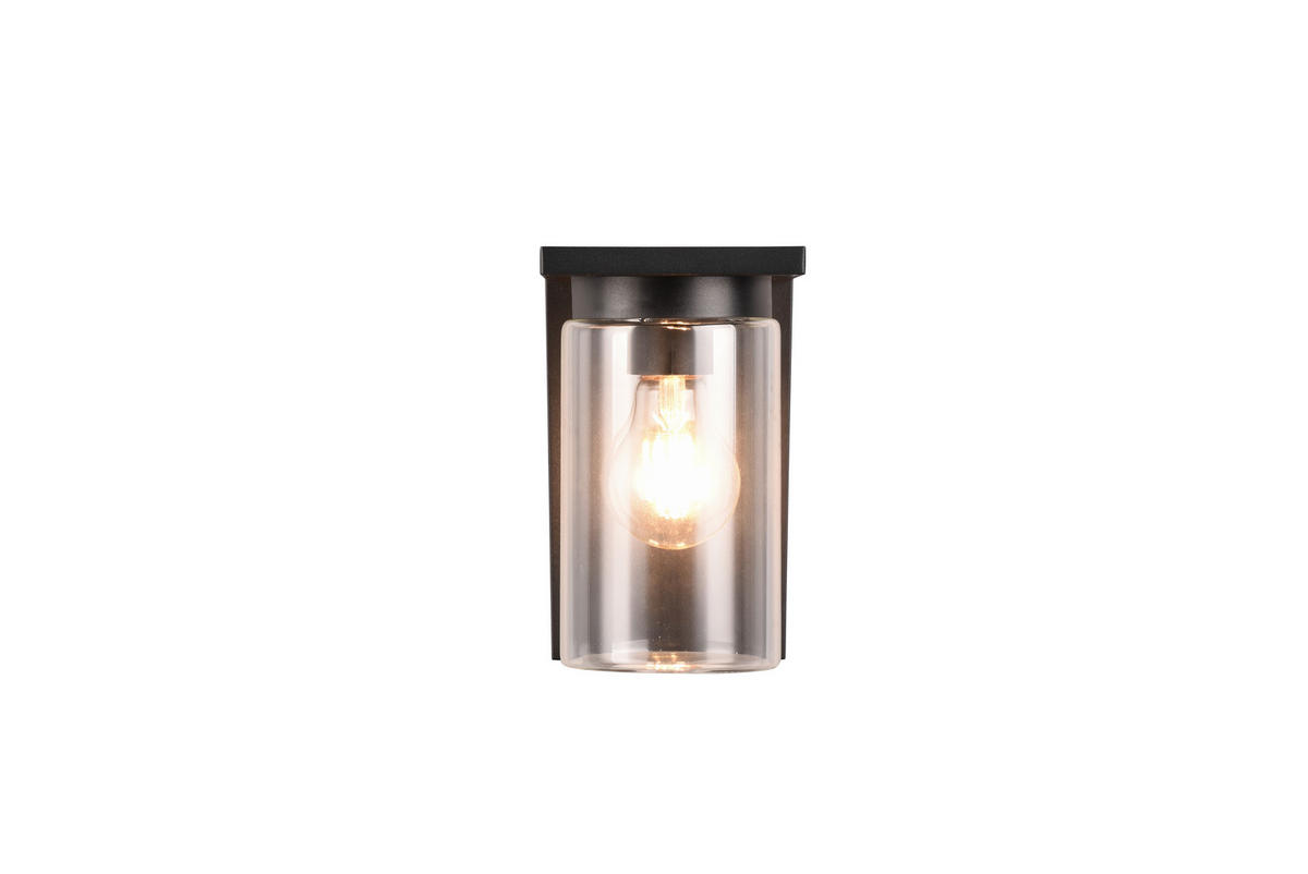 AUSSENWANDLEUCHTE - Schwarz, Basics, Metall (19/11,5/15cm) - Trio Leuchten