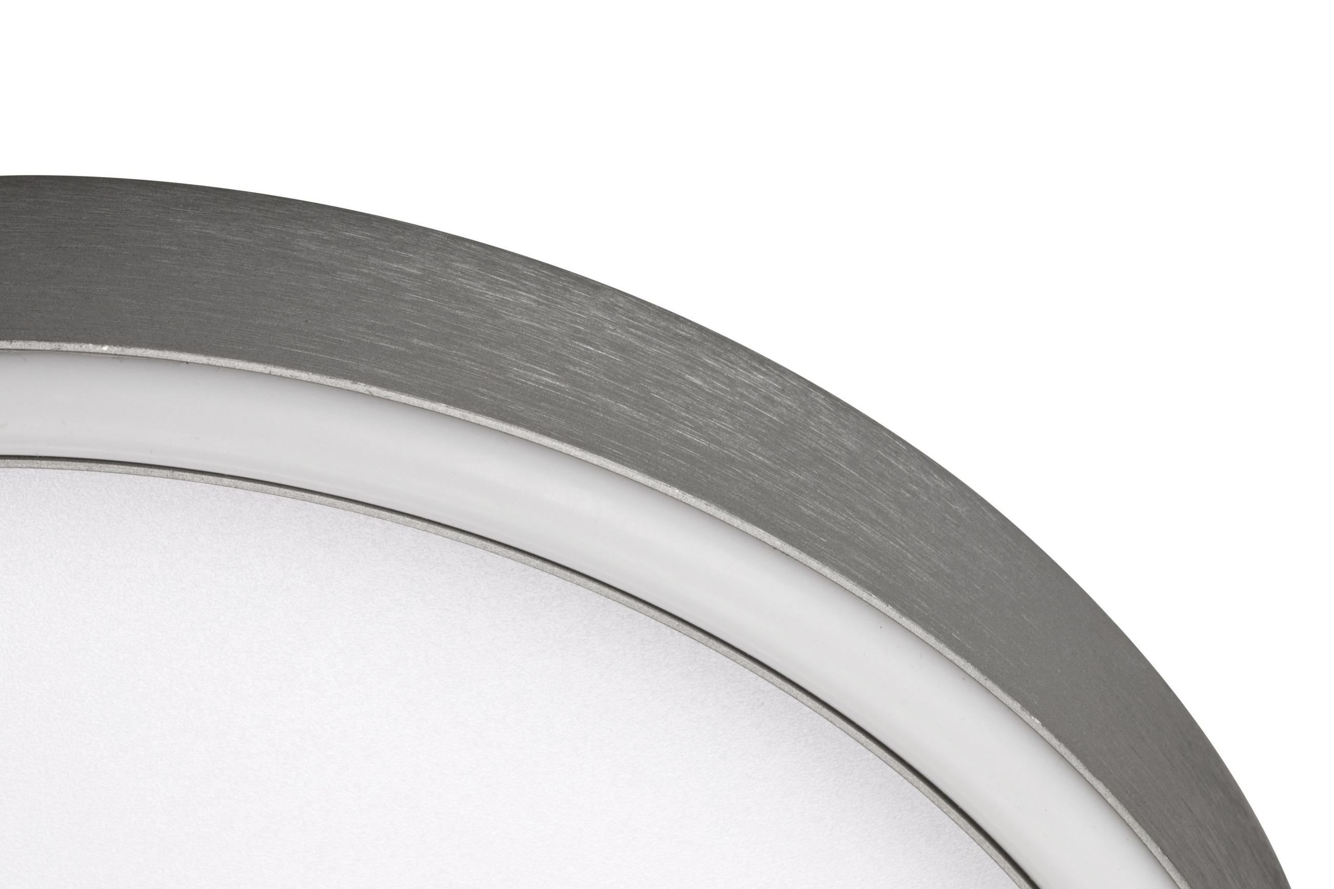 STROPNÍ LED SVÍTIDLO, 30,5/5,5 cm - barvy hliníku, Basics, kov (30,5/5,5cm) - Novel