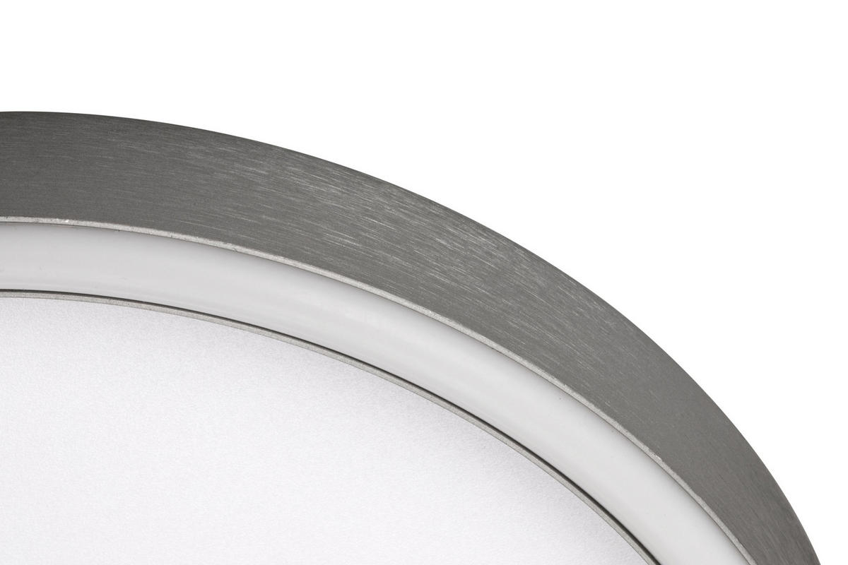 LED-DECKENLEUCHTE 22 W  30,5/5,5 cm    - Alufarben, Basics, Metall (30,5/5,5cm) - Novel