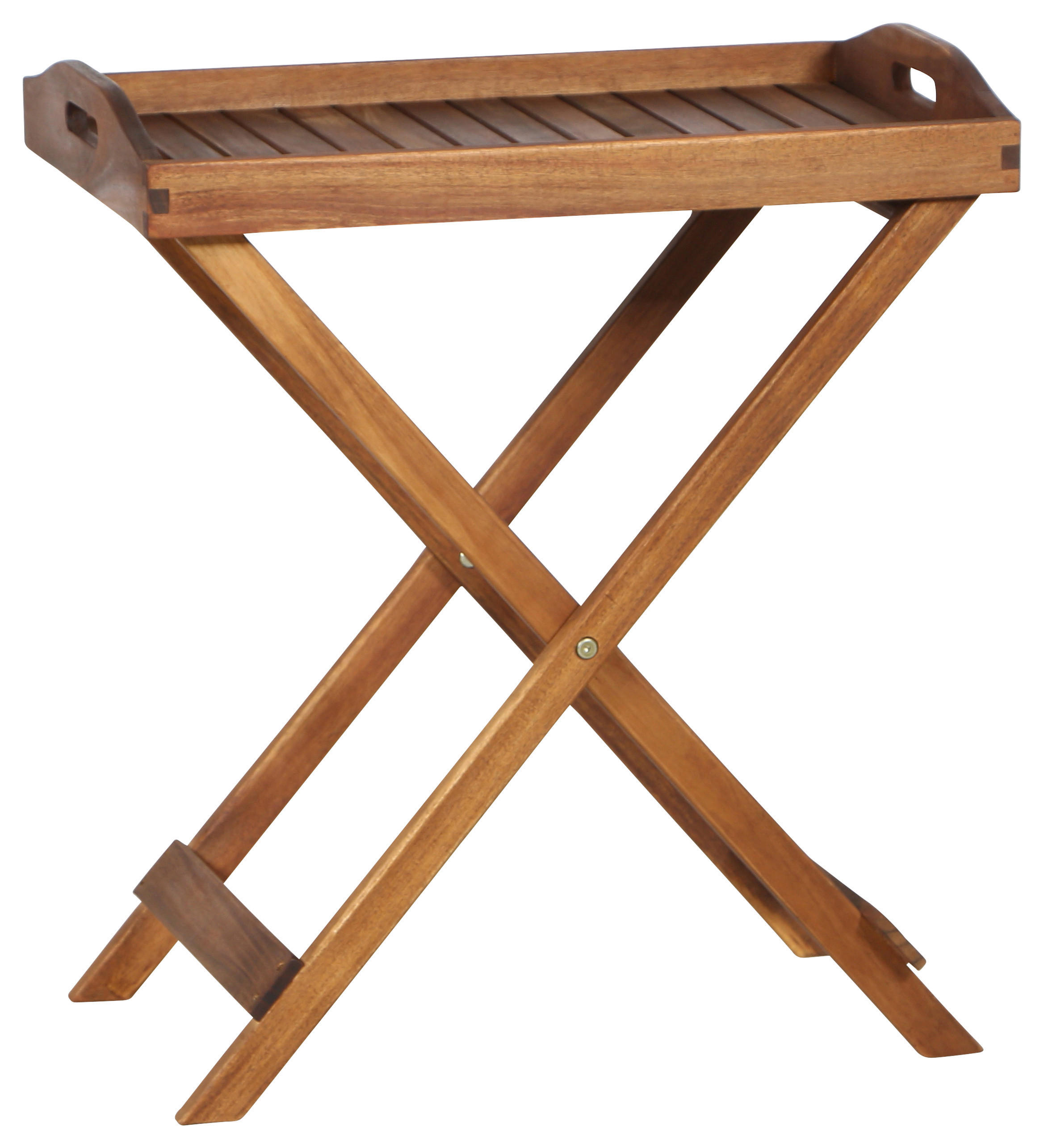 GARTENBEISTELLTISCH 60/40,5/66,5 cm Holz  - Akaziefarben, MODERN, Holz (60/40,5/66,5cm) - Siena Garden