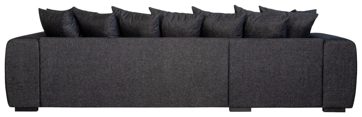 SOFFA i trä, textil svart  - svart, Klassisk, trä/textil (100/317/163cm) - Carryhome