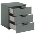 NACHTSCHRANK 45/51/40 cm  - Salbeigrün/Schwarz, Basics, Holzwerkstoff/Kunststoff (45/51/40cm) - Carryhome