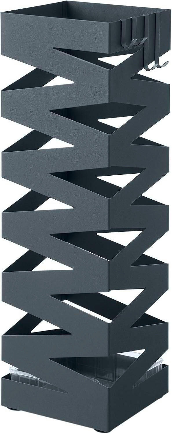SCHIRMSTÄNDER Metall Grau  - Grau, Basics, Metall (15,5/49/15,5cm)