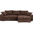 WOHNLANDSCHAFT in Textil Braun - Chromfarben/Braun, Design, Textil/Metall (283/179cm) - Hom`in WOHNLANDSCHAFT in Textil Braun - Chromfarben/Braun, Design, Textil/Metall (283/179cm) - Hom`in