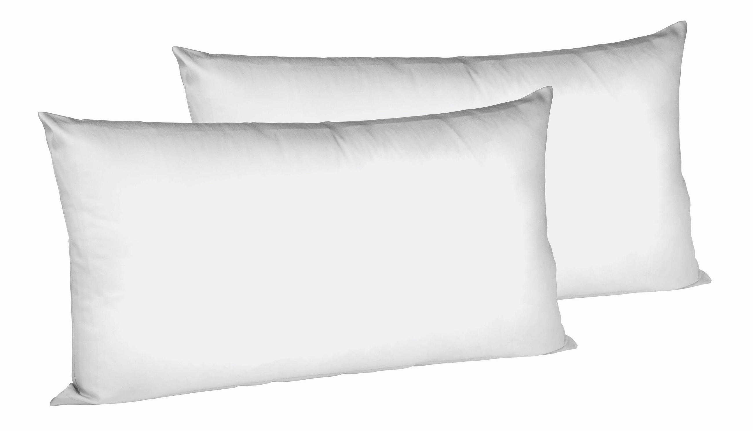 KOPFKISSENBEZUG 40/80 cm  - Silberfarben, Basics, Textil (40/80cm) - Fleuresse