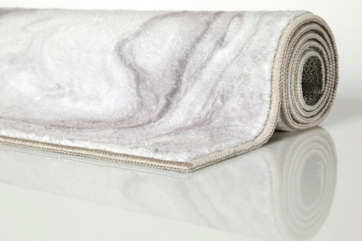 BADTEPPICH Grau, Greige 80/150 cm  - Greige/Grau, Basics, Kunststoff/Textil (80/150cm) - WECON HOME BASIC