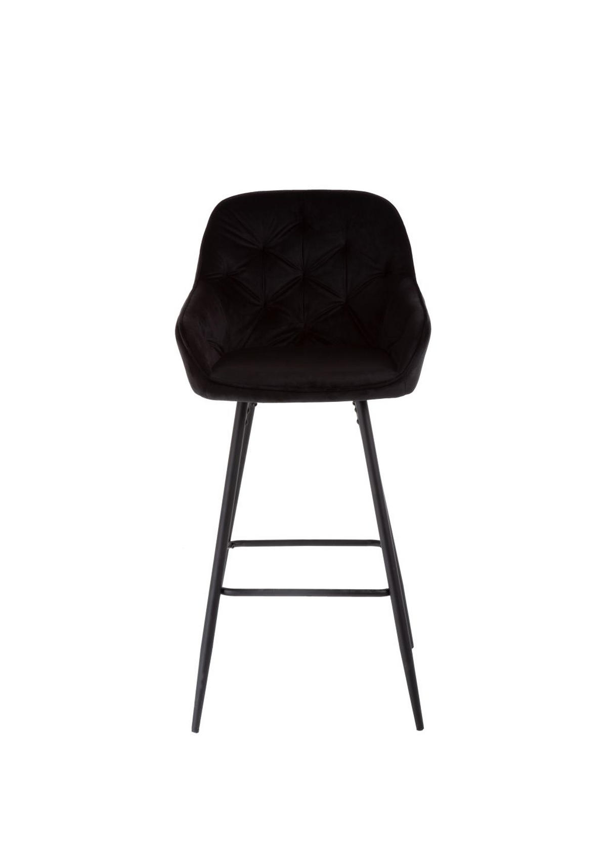 BAROVÁ ŽIDLE, černá - černá, Design, kov/textil (55/107/53cm) - Carryhome