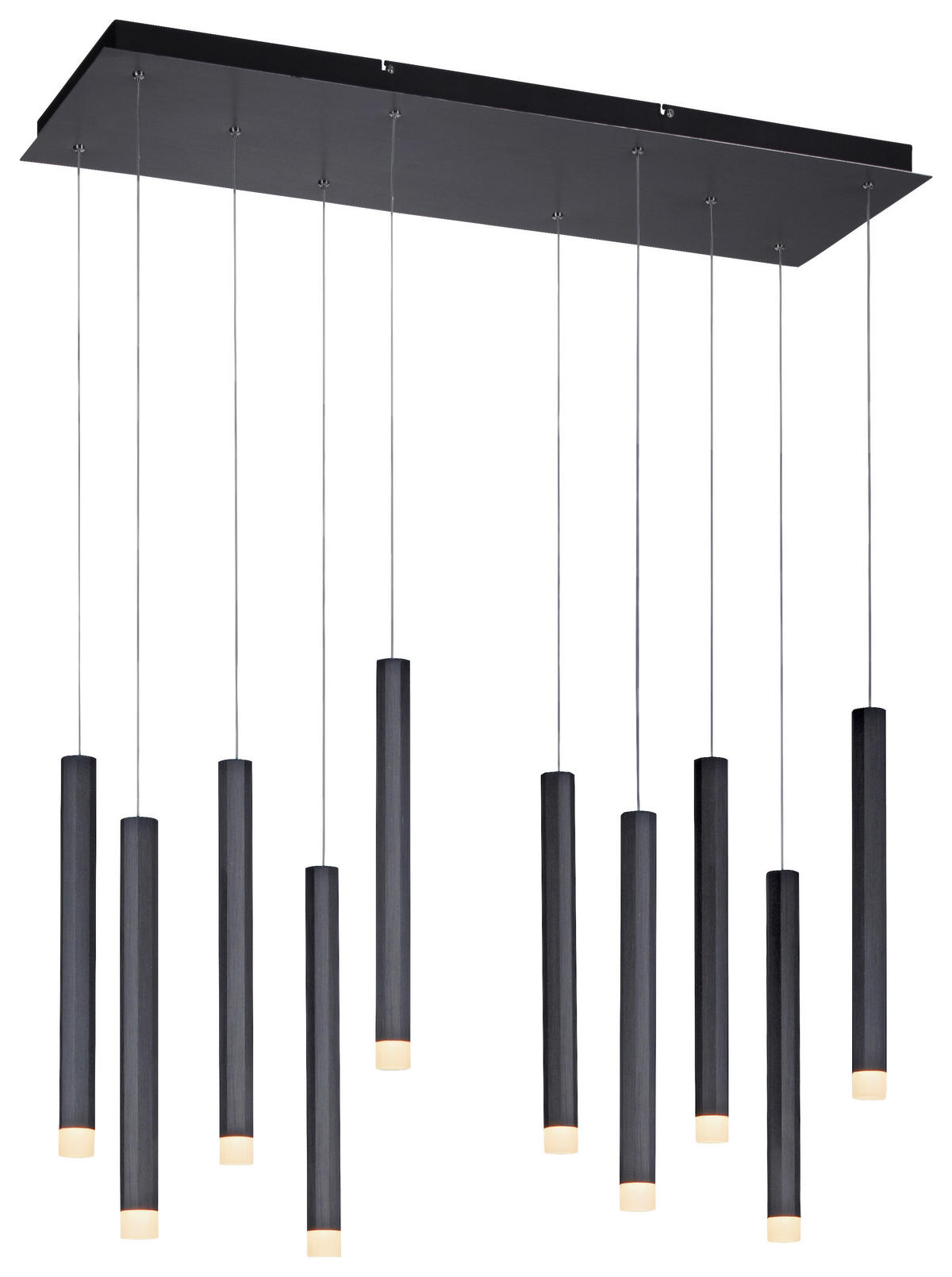 LED-HÄNGELEUCHTE Bruno 89/30/120 cm   - Schwarz, Design, Kunststoff/Metall (89/30/120cm)