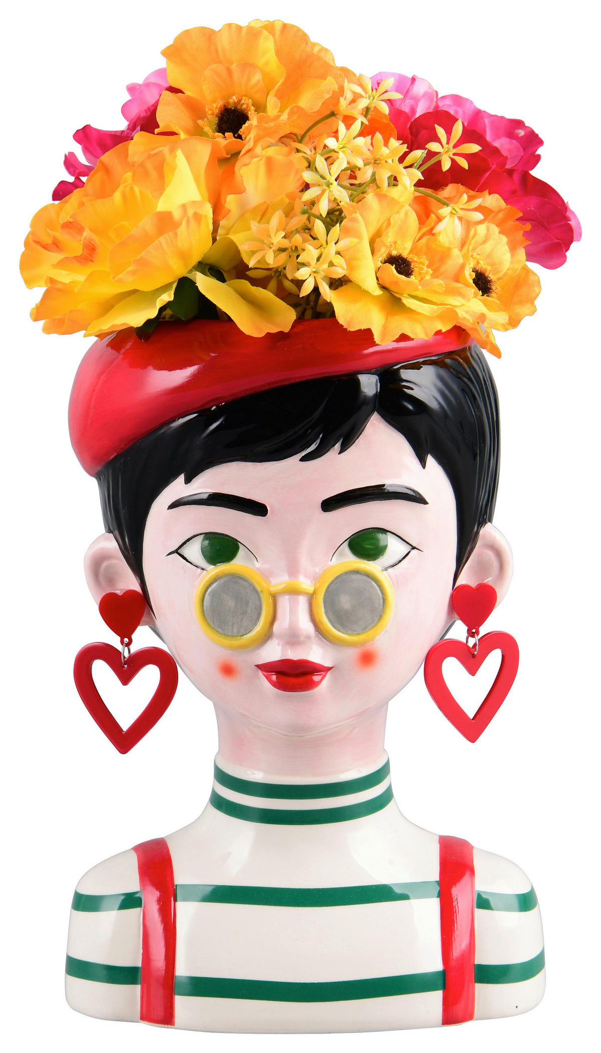 DEKOVASE  - Multicolor, Design, Keramik (16/23,2/14cm)