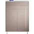 HIGHBOARD lackiert Braun - Alufarben/Braun, Design, Metall (101/144/46cm) - JOOP!