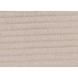 WOHNLANDSCHAFT in Cord Taupe - Taupe/Schwarz, Design, Kunststoff/Textil (190/425/224cm) - Hom`in