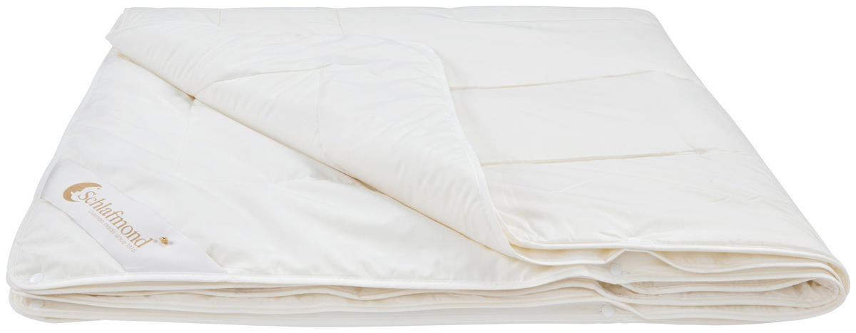 GANZJAHRESDECKE DUETT 140/200 cm  - Champagner, Basics, Naturmaterialien/Textil (140/200cm) - Schlafmond