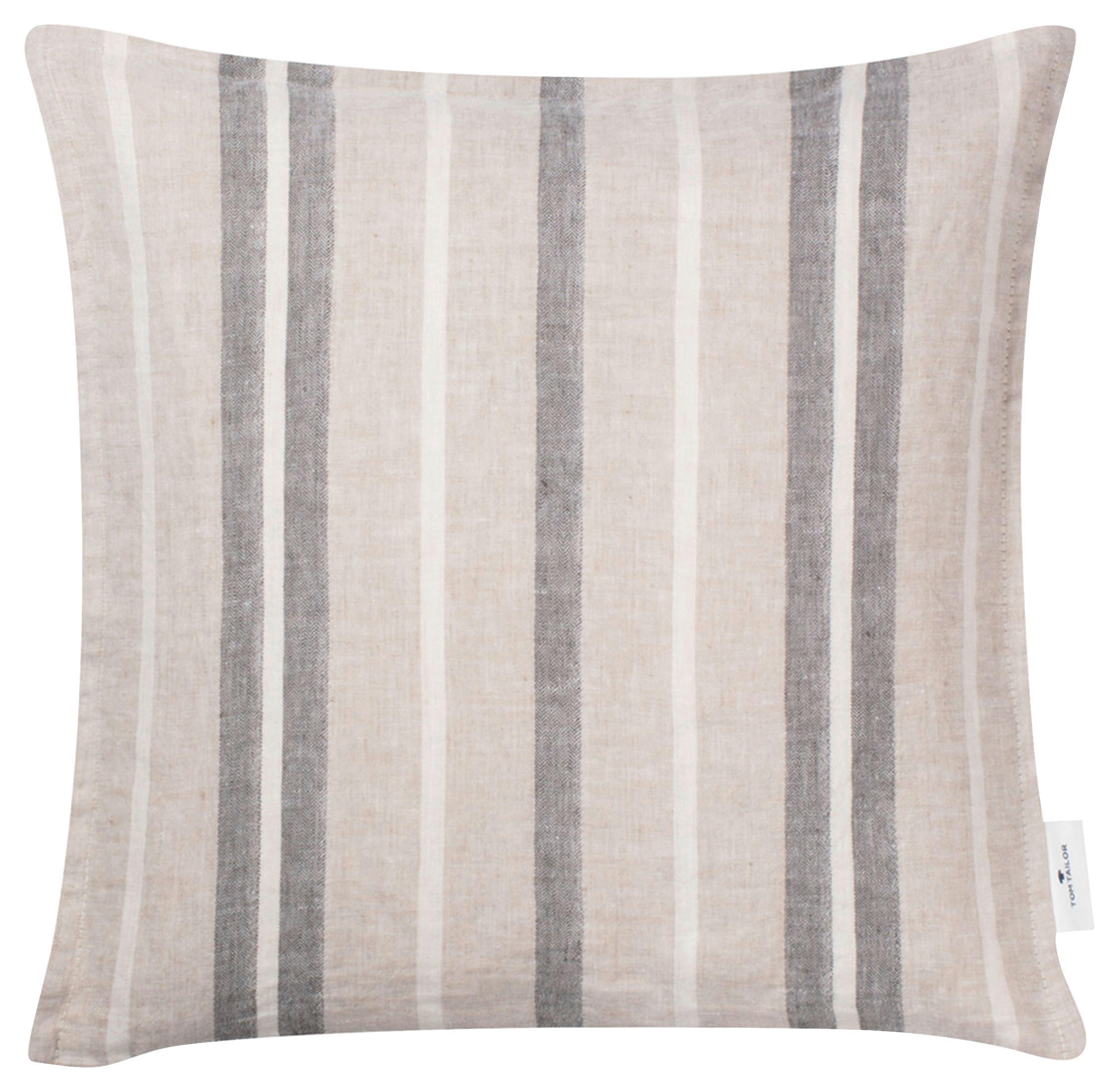 KUDDFODRAL Linen 40/40 cm  - beige, Klassisk, textil (40/40cm) - Tom Tailor