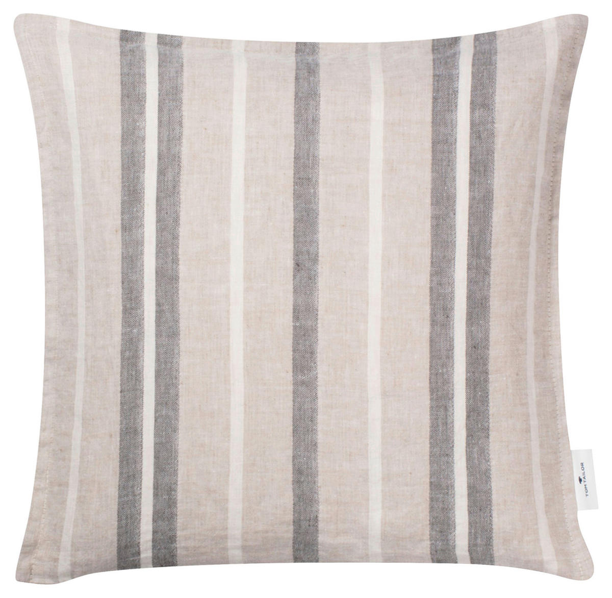 KUDDFODRAL Linen 40/40 cm  - beige, Klassisk, textil (40/40cm) - Tom Tailor