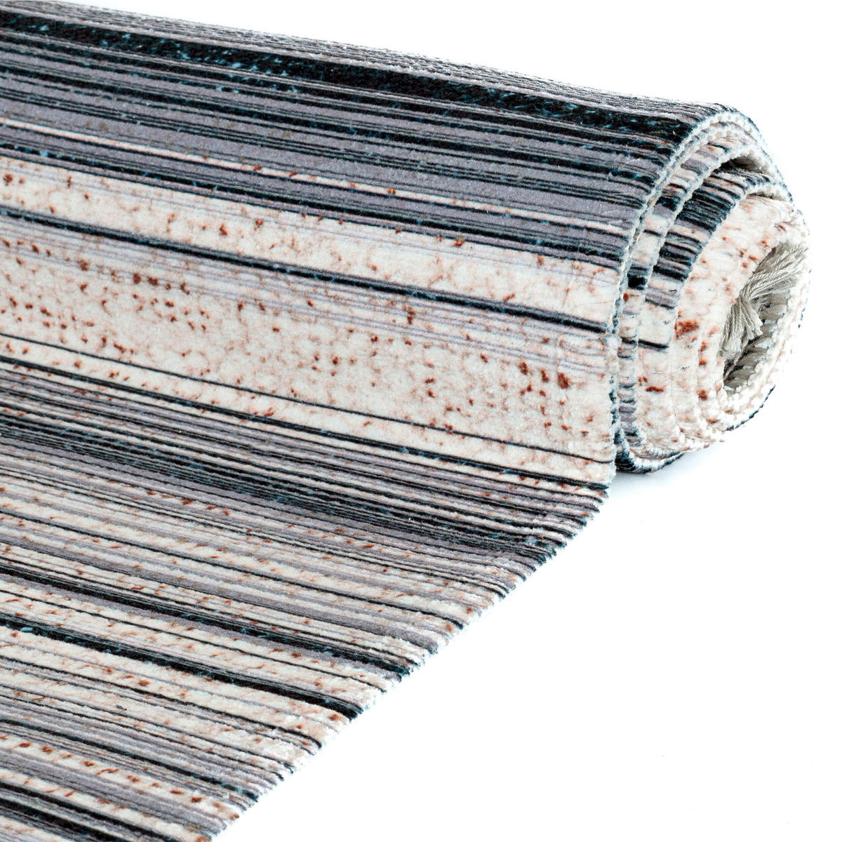 Webteppich Arjen 120/170 cm Efe Blau, Beige  - Blau/Beige, Natur, Naturmaterialien/Textil (120/170cm)