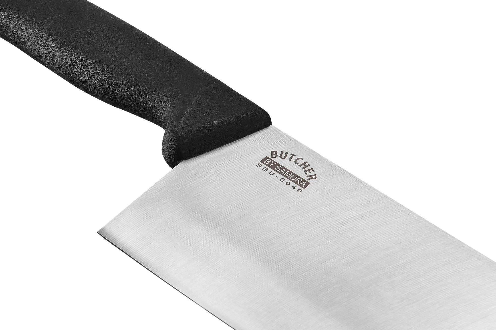 NOŽ ZA MESO BUTCHER 31 cm oplemenjeni čelik - srebrne boje/crna, Basics, metal/plastika (31cm) - Samura