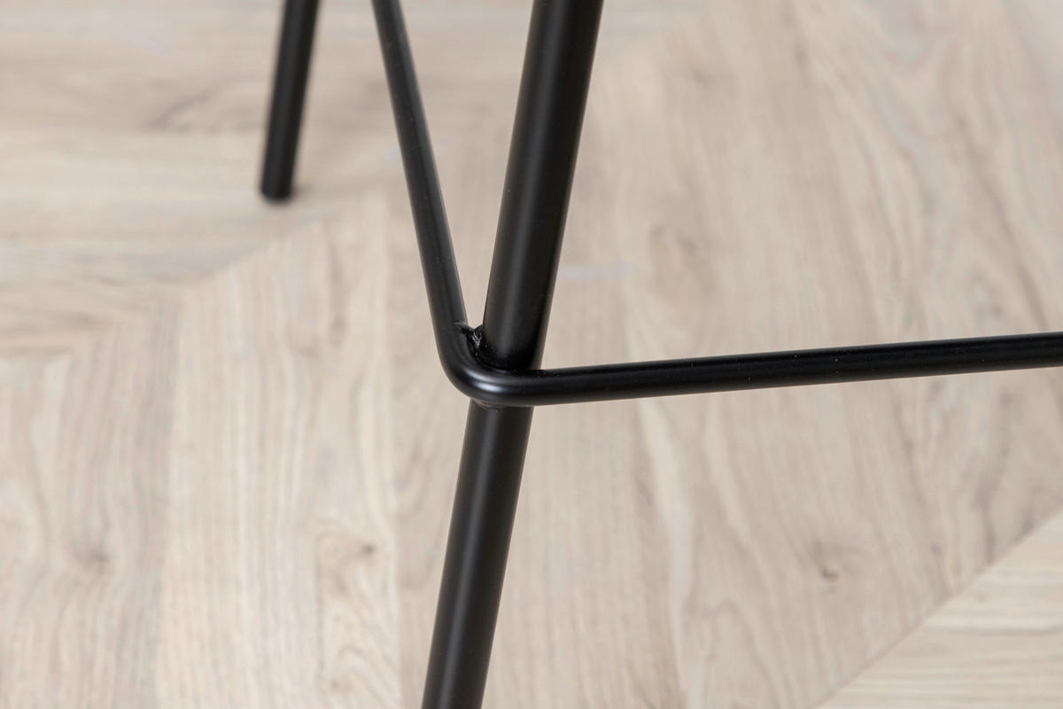 BARPALL SET i svart  - svart, Design, metall/textil (41,5/105/43cm) - Livetastic
