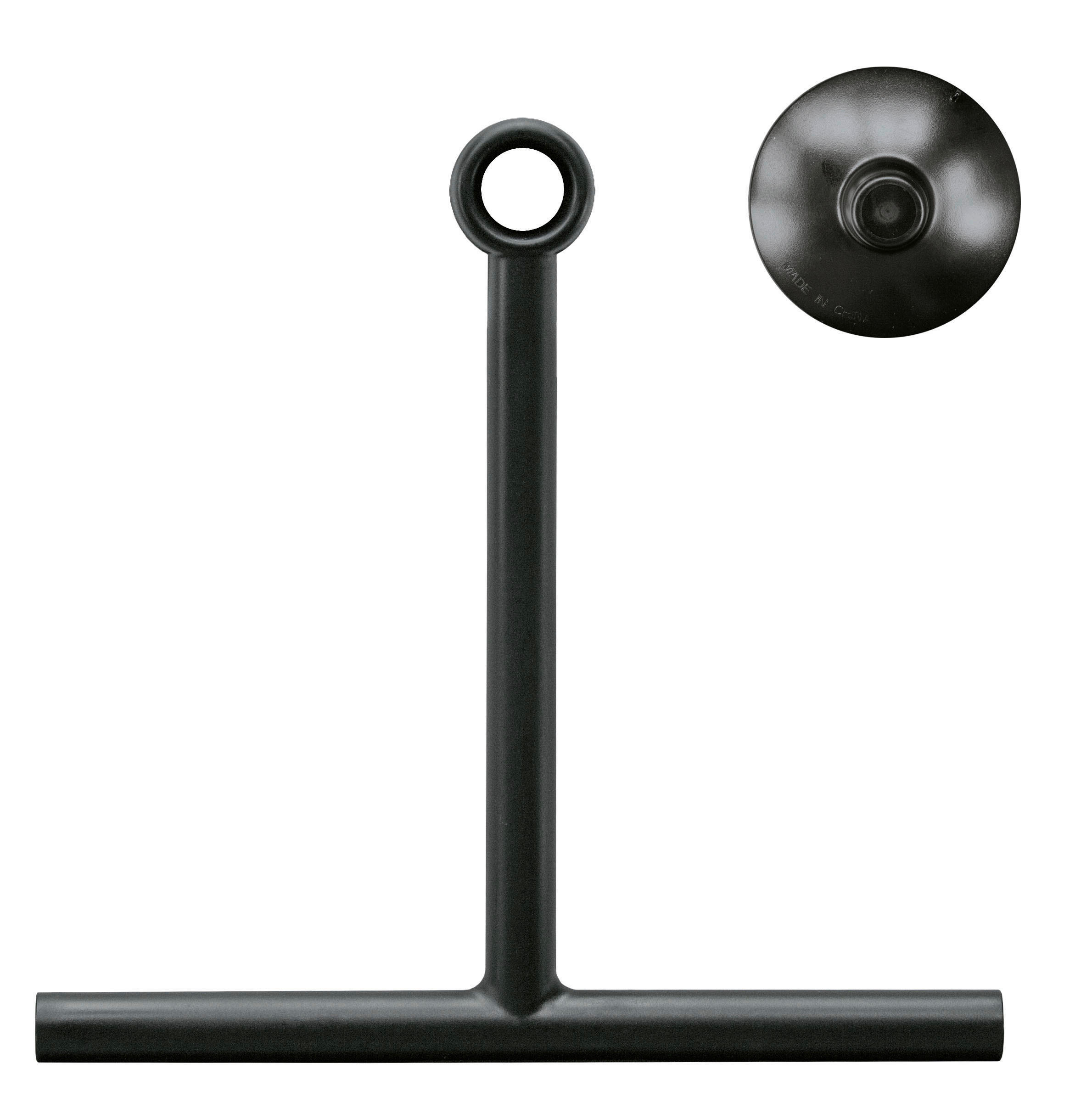 DUSCHABZIEHER  - Schwarz, Basics, Kunststoff (22/23/3cm) - Kleine Wolke