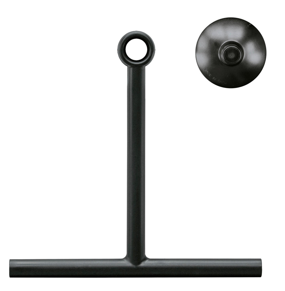 DUSCHABZIEHER  - Schwarz, Basics, Kunststoff (22/23/3cm) - Kleine Wolke