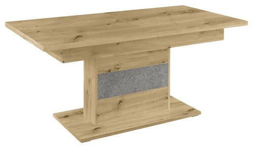 ESSTISCH Grau, Eiche Artisan rechteckig  ausziehbar, in verschiedenen Holzdekoren erhältlich  - Eiche Artisan/Grau, Design, Holzwerkstoff/Stein (180-230/90/79cm) - SetOne by Musterring