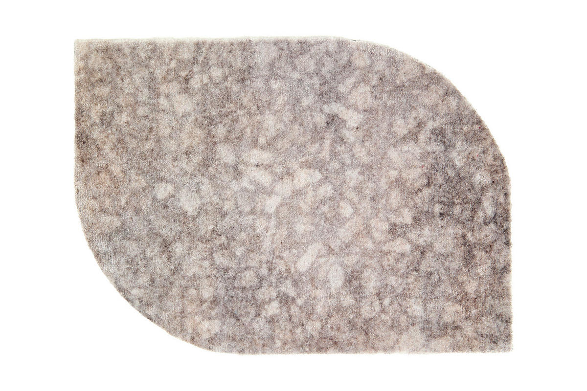 FUSSMATTE - Hellgrau, Design, Textil (50/70cm) - Schöner Wohnen