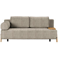 SCHLAFSOFA Holz, Textil Greige  - Greige/Naturfarben, Design, Holz/Textil (211/88/102cm) - Niels Andersson