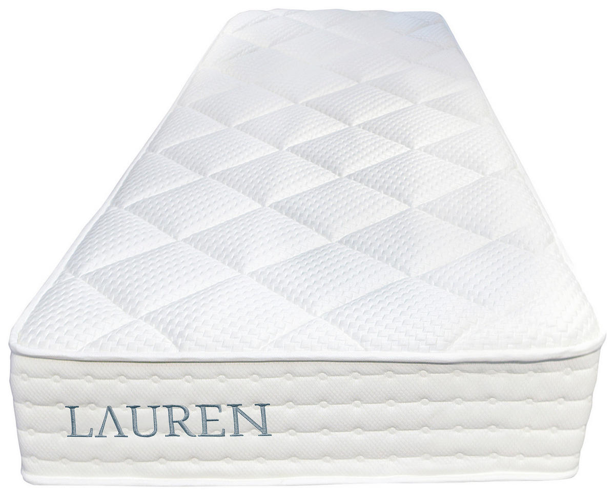 TASCHENFEDERKERNMATRATZE 140/200 cm Höhe ca. 26 cm  - Weiß, Basics, Textil (140/200cm) - Livetastic
