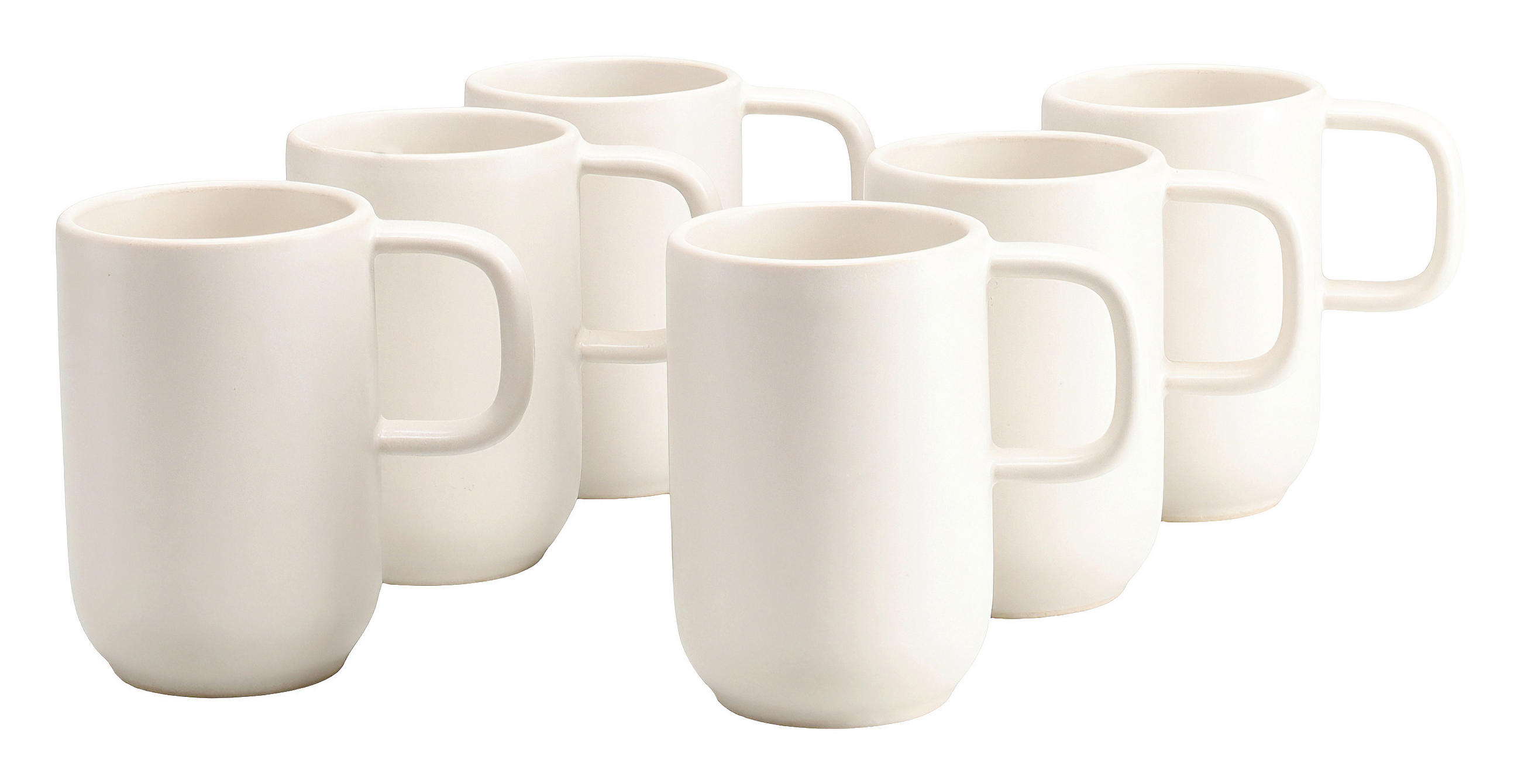 Creatable SADA HRNKŮ NA KÁVU kamenina keramika 6dílné