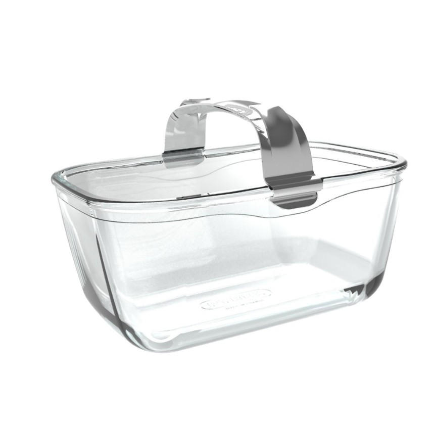 Ugnsform,för airfryer   - transparent, Basics, glas (20/14cm) - Pyrex