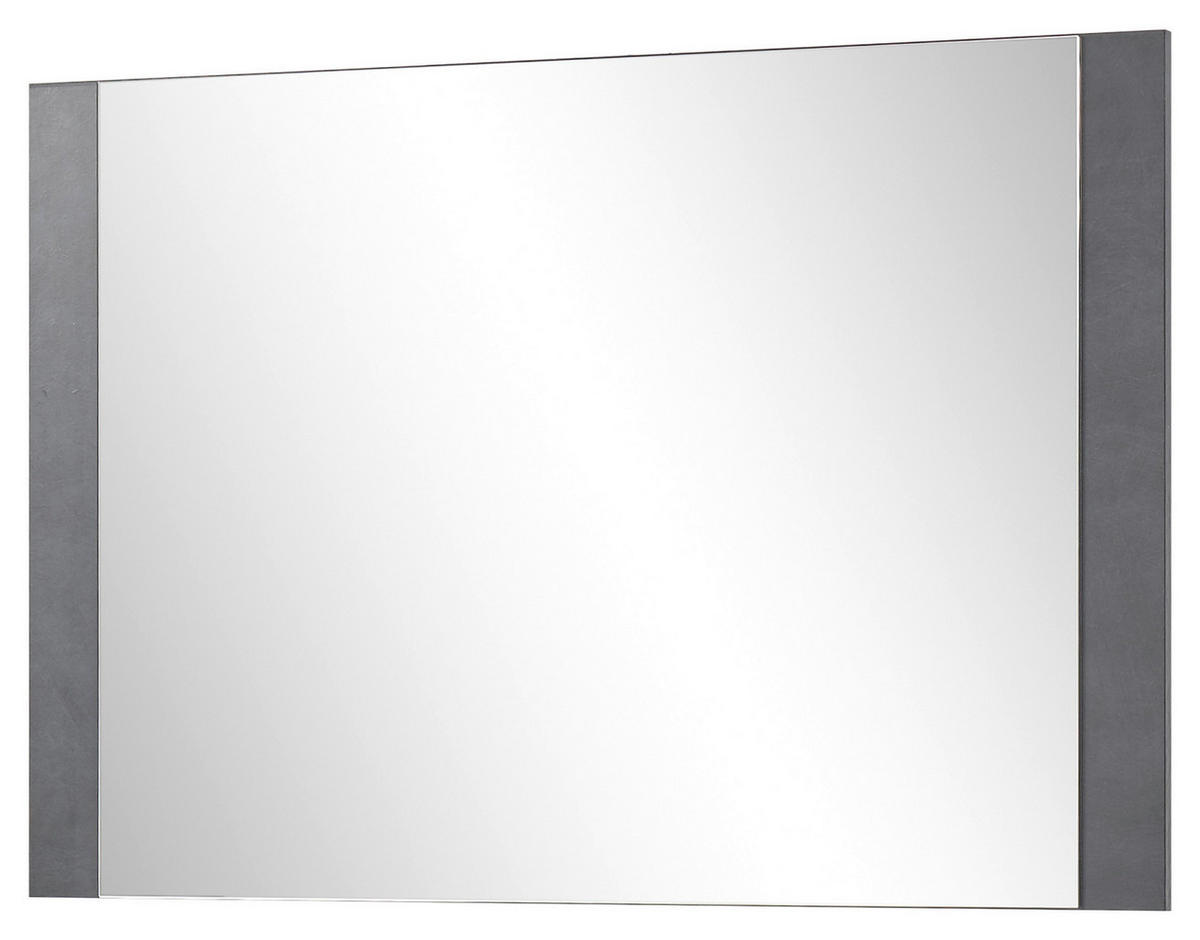 OGLEDALO ZIDNO  89/60/2 cm     - siva, Design, staklo/drvni materijal (89/60/2cm) - Xora