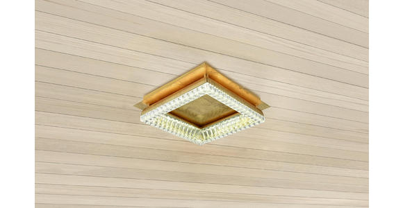 LED-Deckenleuchte Ariana - Goldfarben, ROMANTIK / LANDHAUS, Kunststoff/Metall (35/10,5cm) - James Wood