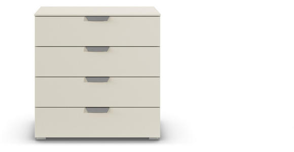 KOMMODE  in 80/81/42 cm  - Chromfarben/Champagner, Design, Holzwerkstoff/Metall (80/81/42cm) - Carryhome