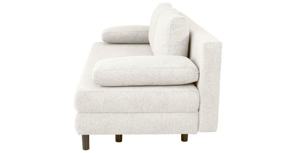 SCHLAFSOFA Lia in Webstoff Creme  - Creme/Schwarz, Design, Textil/Metall (197/84/92,5cm) - Hom`in