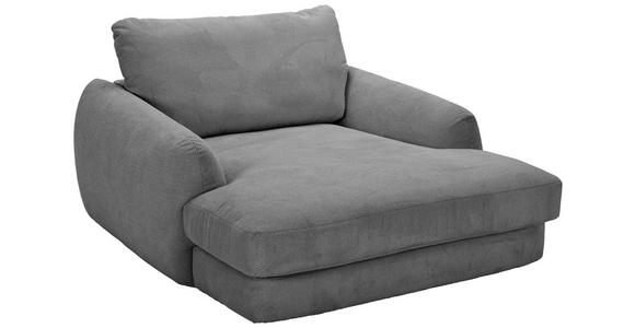 XXL-SESSEL - Dunkelgrau/Schwarz, KONVENTIONELL, Kunststoff/Textil (132/81/158cm) - Carryhome